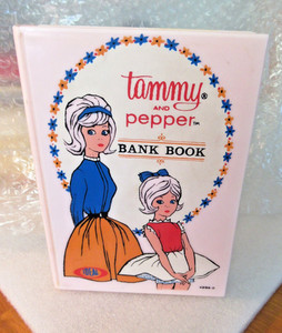 Rare Vintage 1964 Ideal Tammy & Pepper Bank Book