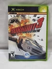 Burnout 3: Takedown (Xbox, 2004) Complete CIB + Manual Tested Free Ship