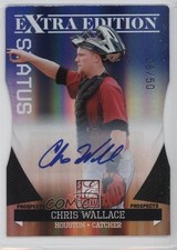 2011 Donruss Elite Extra Edition Prospects 6/50 Christopher Wallace #93 Auto 0o9