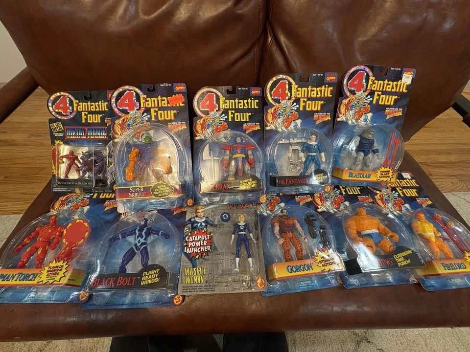 Fantastic Four Huge Action Figure Lot 11 Toy Biz 1994 Vintage New In Box Sealed - Image 3 of 4
