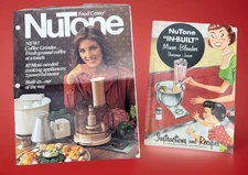 NuTone “IN•BUILT” Food Center Kitchen System Instructions & Recipe Booklets