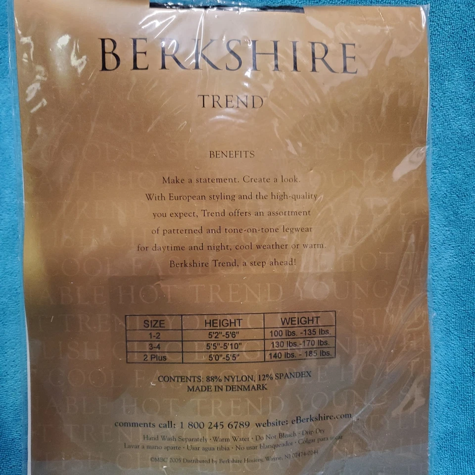 Meia-calça Berkshire Trend preta rede de pesca tamanho 1-2 100-135 libras meia-calça líquida - Imagem 2 de 4