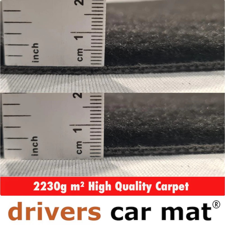 Vloermatten geschikt voor Hyundai i20 Type BC3, BI3 (Bouwjaar 2020 - heden), Hit antraciet | 4-delig | Rand zwart | 2x kliksluiting