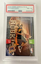 Stephen Curry Rookie Card 2009 Panini Adrenalyn XL PSA 8 Warriors NBA. rookie card picture