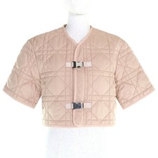 Excellent Christian Dior Jacket Cannage logo embroidered quilted 38 327C31A2827