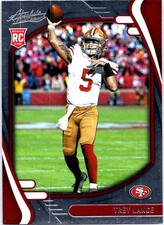 2021 Panini Absolute #103 Trey Lance San Francisco 49ers