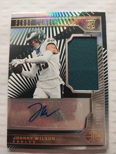 2024 Panini Illusions - First Impressions Autographed Memorabilia Johnny Wilson