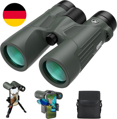 Gosky 10X42 Hd-Fernglas Für Erwachsene Mit Telefonadapter, Wasserdichtes Ferngla
