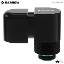 Barrow G1/4" Dual Rotary Adapter 45/90/360 Degree Bend Angle Rotating Fitting