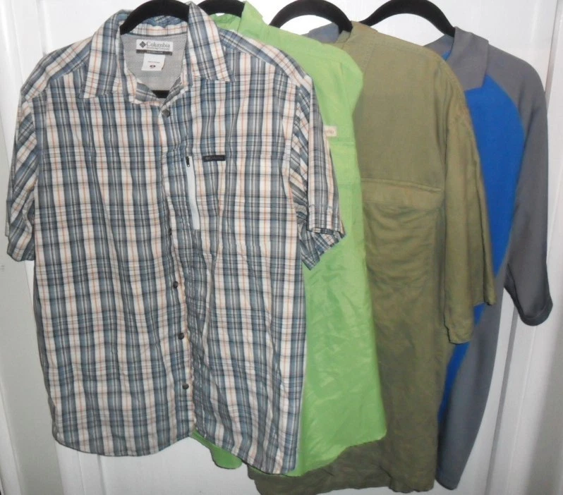 Columbia Mens Shirt Collection - Choice M-XXL Button Up Outdoor Casual Hiking