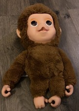 Little Live Pets My Baby Monkey Mango Plush Interactive Toy by Moose Sucks Thumb