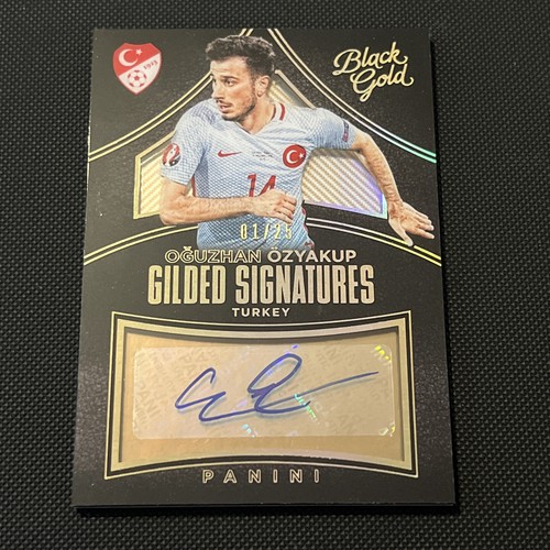 2016-17 Panini Black Gold - Gilded Signatures Oguzhan Ozyakup #Gs-Oo Gold /25