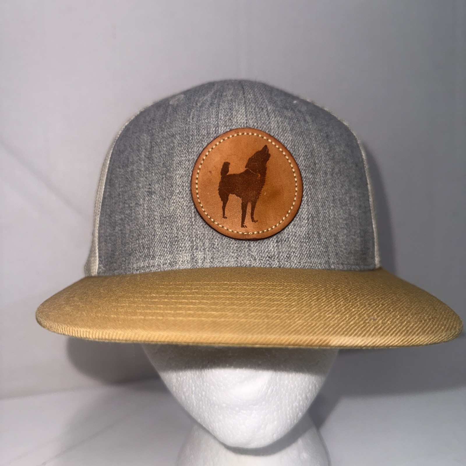 Wolf Howler Patch Embroidered Wool Blend Basic Ev… - image 1