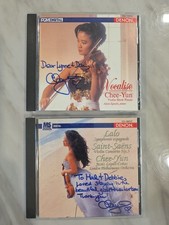 Chee-Yun SIGNED CD Espagnole Saint-Saens Violin Concerto & Vocalise 2CD Lot