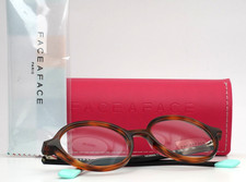 FACE A FACE Norma 1 Col. 167 Tortoise Womens Round Eyeglasses 50-18-140 B:46