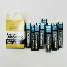 Berol .7mm Thin Lead for Mechanical Pencils - 10 Tubes - 12 Leads each