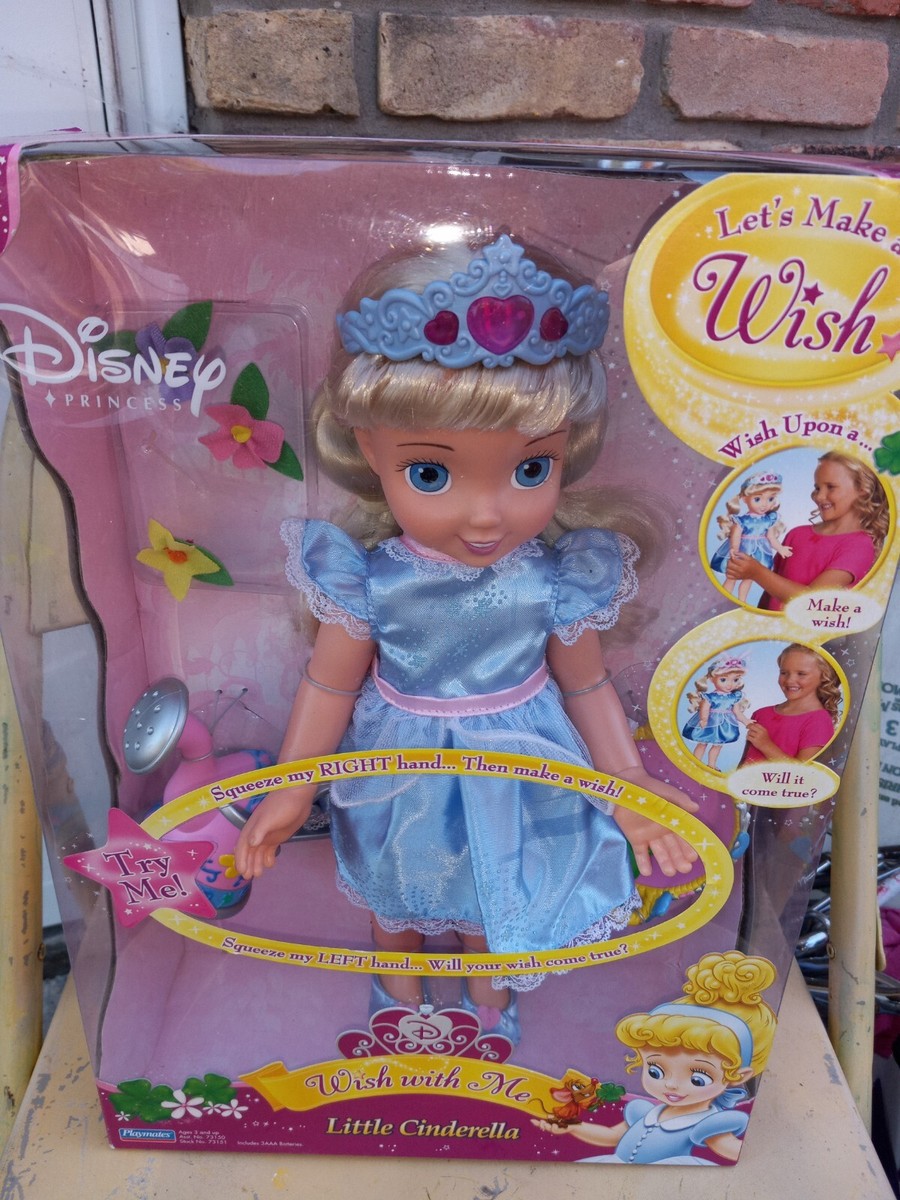 Disney Princess Little Cinderella Doll Wish With Me 2006 Playmates