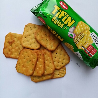 Tifin Onion Biscuit Cookie Christmas TeaTime Sweets Party Gift Trip Flavour 125g
