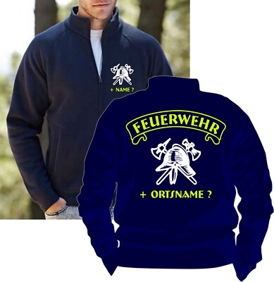Feuerwehr FFW 112 Feuerwehrjacke Jacke Bekleidung Motive Ortsname  Wunschname 10