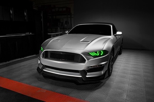 Oracle Lighting 1446‑332 Dynamic ColorSHIFT Halo & DRL Kit for18–23 Ford Mustang - Picture 8 of 10