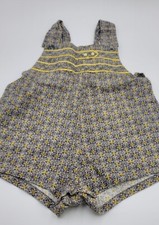 Vintage Baby Infant Overall 70s Jumper Beautiful Design Approx. Size 12 months
