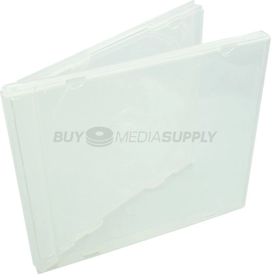 10.4mm Standard Clear 1 Disc CD/DVD PP Poly Case Lot - Image 4 of 4
