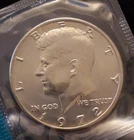 Photo of a 1972-P Kennedy Half Dollar from an eBay listing that sold on Jul 21, 2026