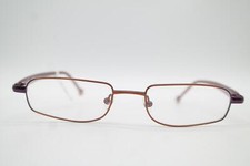 Vintage L.A. Eyeworks Yaro 464 Bronze Violet Brown Oval Glasses NOS