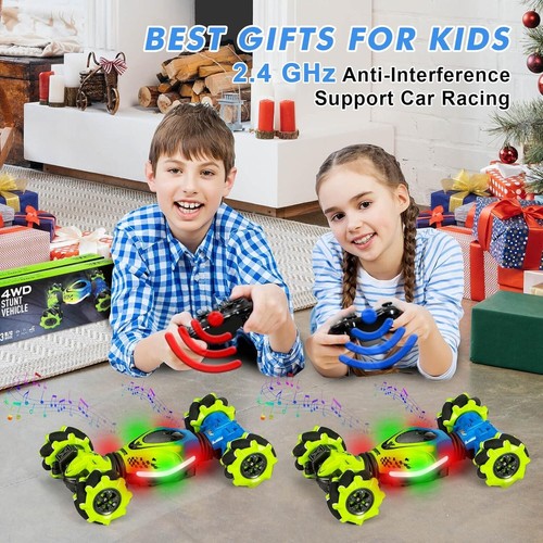 Remote Control Stunt Car with Gesture Sensing for Ages 6-12 - Lights & Music - Picture 9 of 11
