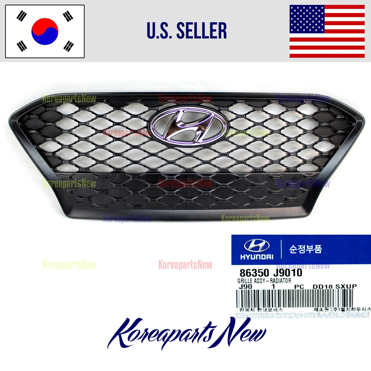 Auto Parts Body Kit Front Bumper Grille For Hyundai Santa Fe 2021 86531 S1500 Radiator Bumper Grill