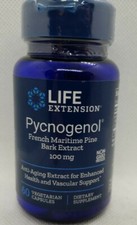 Life Extension Pycnogenol  French Maritime Pine Bark Extract 100 mg, 60 capsules