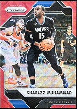 2016-17 Panini Prizm #270 Shabazz Muhammad Ruby Wave Prizm Minnesota