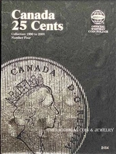 Whitman Canadian 25 Cent Vol. IV Coin Folder 1990-2000 #2484