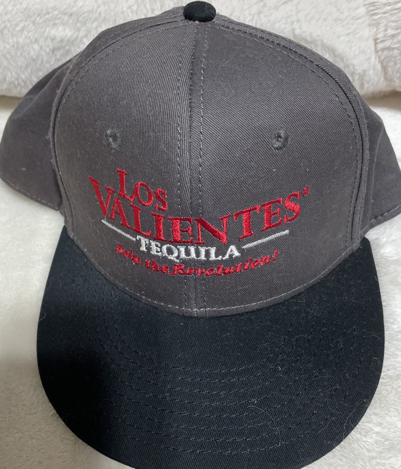 Los Valientes Tequila Baseball Hat Cap Gray Strapbac… Gem