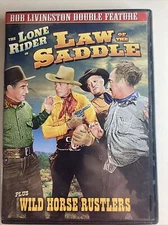 The Lone Rider:Law Of The Saddle & Wild Horse Rustlers DVD A