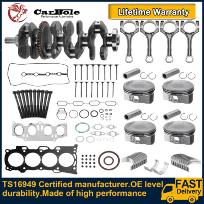 Crankshaft / Piston /Con Rod /Gasket / Bearing For Toyota Camry Scion XB TC 2.4L