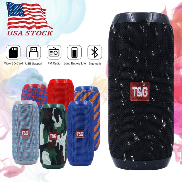 wireless bluetooth speaker waterproof bass portable outdoor stereo loudspeaker