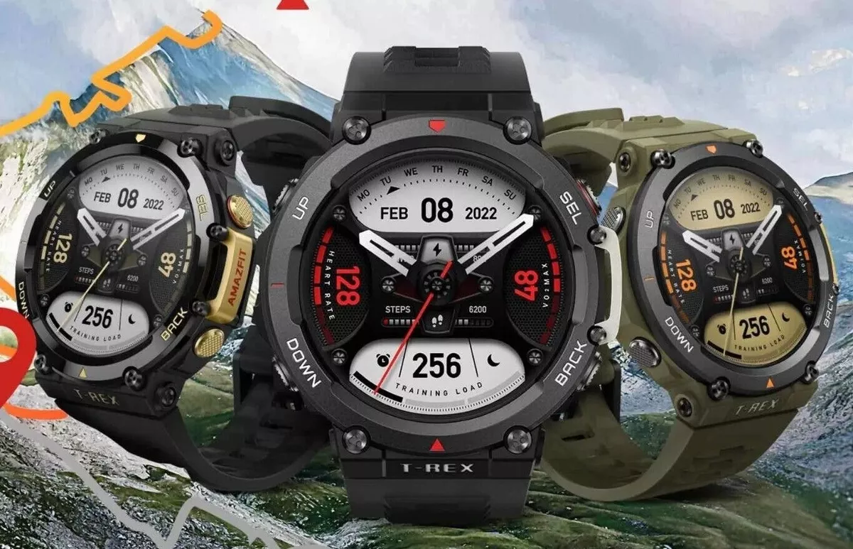 Amazfit T-Rex 2 Rugged Outdoor GPS BioTracker™3 PPG Biometric
