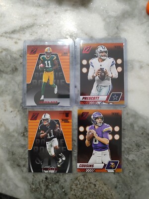 Lot (4) 2023 Zenith Red Zone w/Dak Prescott, KIRK COUSINS  & Jayden Reed RC