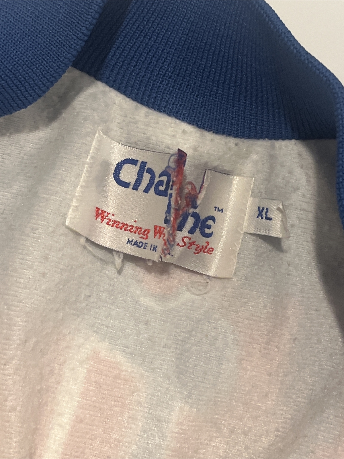 Charles Barkley Chalkline Jacket Vintage Mens XL Philadelphia 76ers