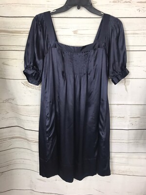 Laundry by Design Dark Navy Blue Silk Dress-Shift Dress-Short-Size 0 | eBay Laundry by Design Dark Navy Blue Silk Dress-Shift Dress-Short-Size 0 | eBay