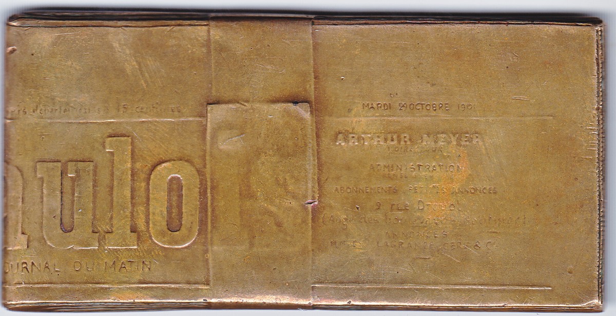 Médaille Art Déco En Bronze Le Gaulois - Concours Journalistique 1901, TB+