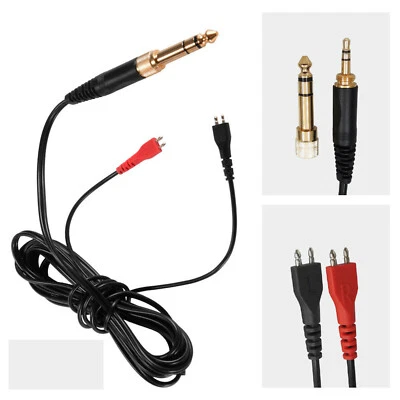 2 m Audio Anschlusskabel für Sennheiser HD25, HD25-II, HD25 Plus, HD25 Light ...