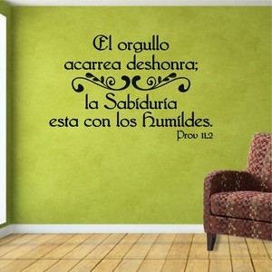 Wall Decal Decoration Christian Decor Biblia Proverbios 11