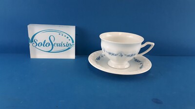 Rosenthal Rosenkante blau Kaffeetasse + Untertasse