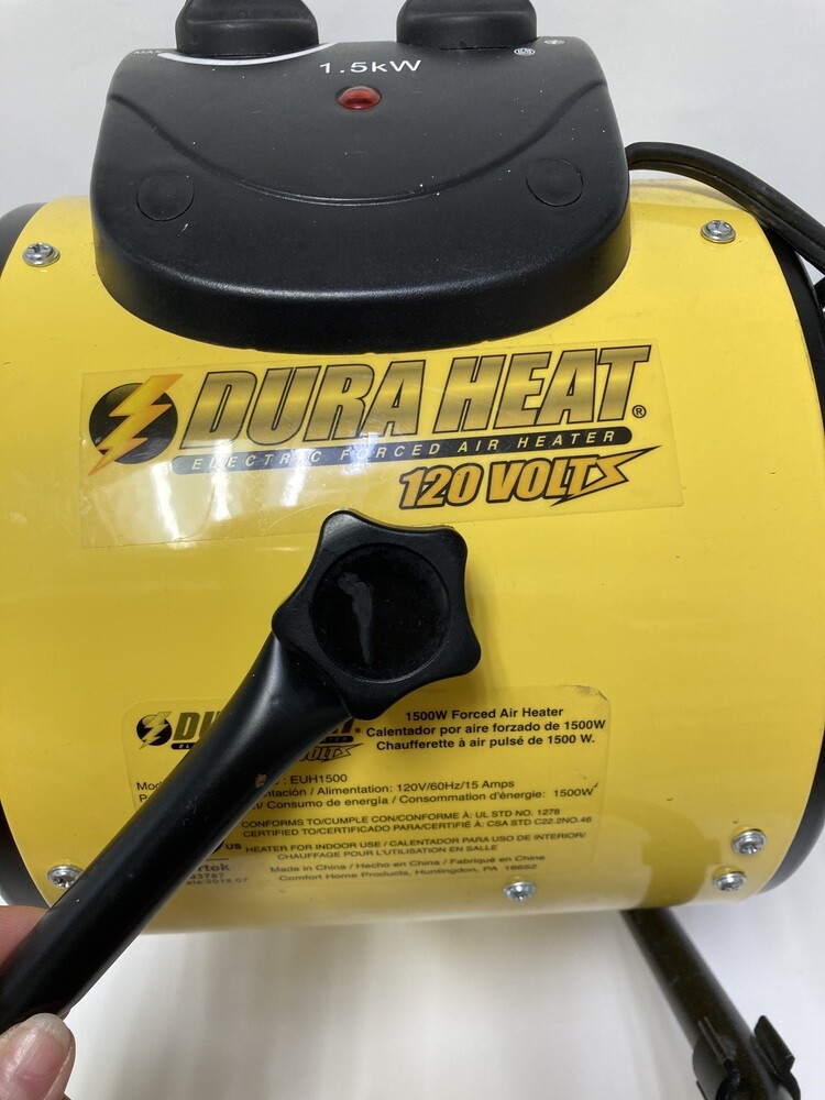 DURA HEAT ELECTRIC FORCED AIR HEATER 120 VOLTS MOD EUH1500 | eBay