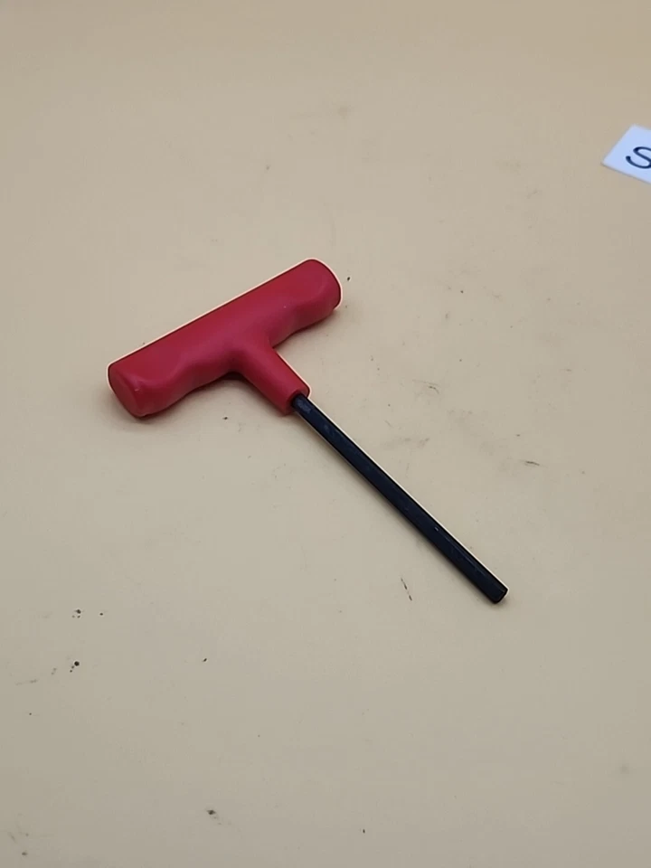 Craftsman Vintage NEW T Handle Allen Wrench 8mm 46545 Hex Wrench Red Handle - Image 4 of 4