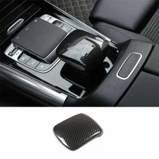 Fit For Benz GLB 2020-2022 ABS Carbon Fiber Console Gear Shift Knob Cover Trim