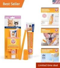 Complete Care Cat Dental Kit: Tuna Toothpaste & Toothbrush Set for Healthy Teeth