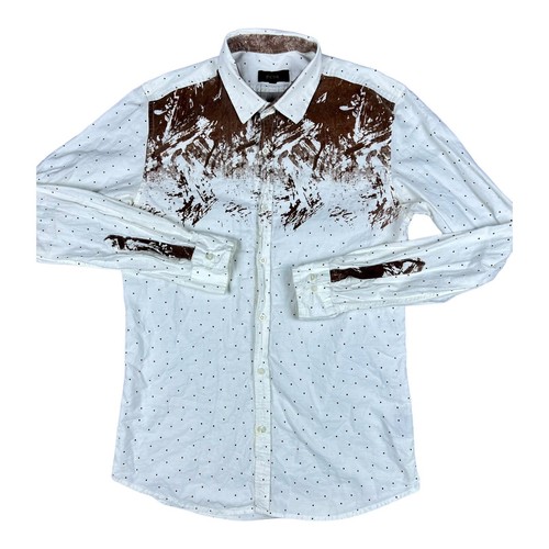 DCUK Dutch Connection UK Shirt Men's XL Western Ranch Graphic Print